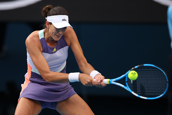 Muguruza struck 31 winners in a clinical victory over the fifth seed (Photo: Mark Kolbe)