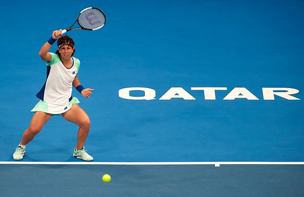 The Spaniard in action in Doha (Image: Quality Sport Images)