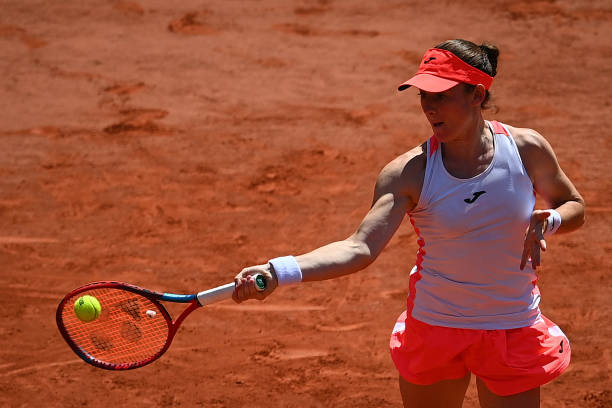 Zidansek's forehand, her biggest weapon, was working early on/Photo: Christophe Archambault/AFP via Getty Images