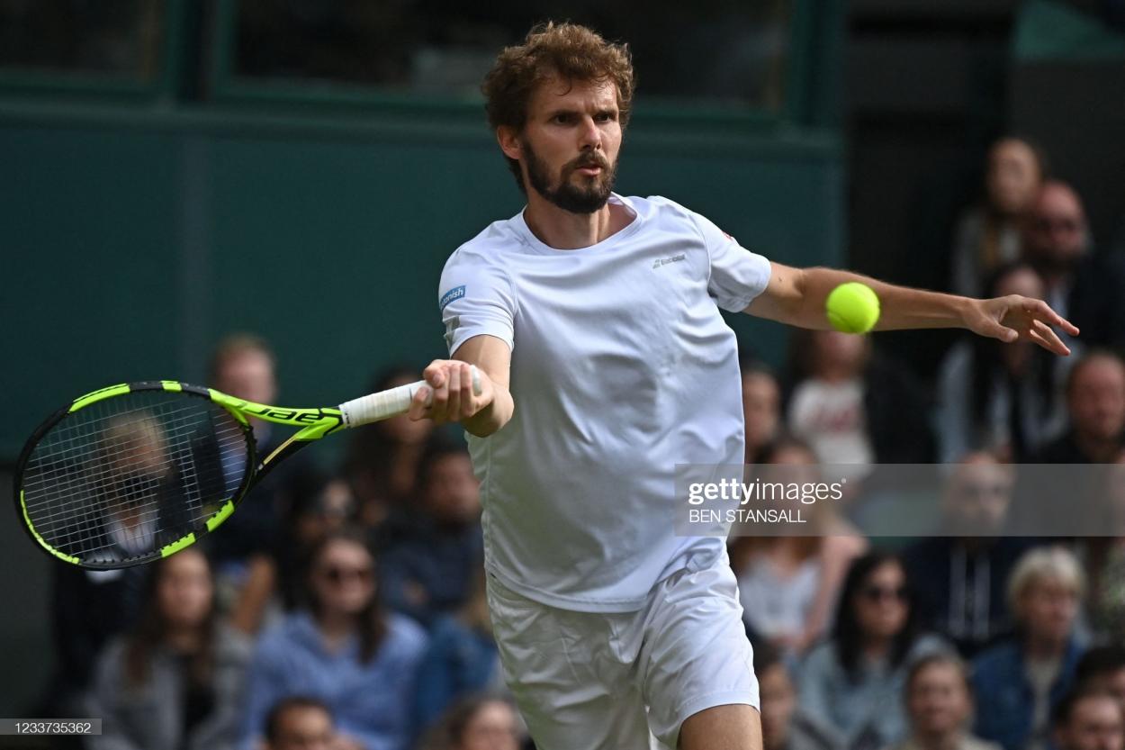 Otte played some impressive tennis in the second and third sets/Photo: Ben Stansall/Getty Images