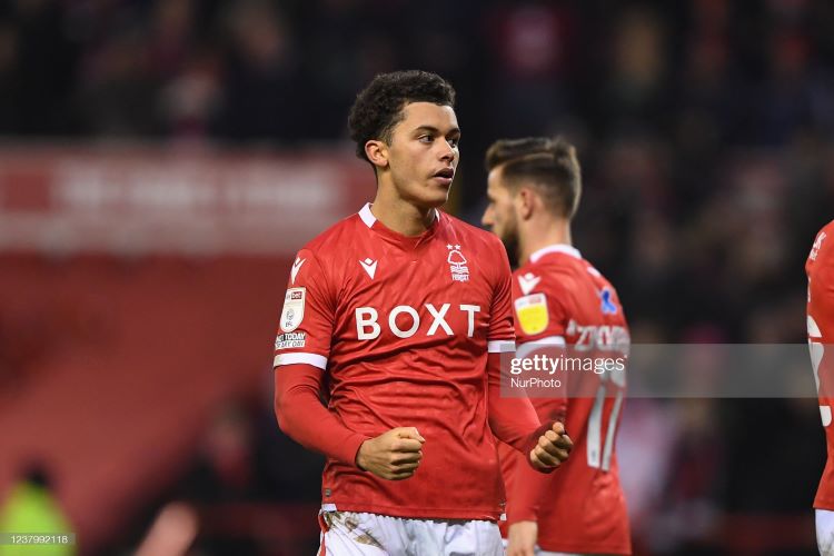 <strong><a  data-cke-saved-href='https://www.vavel.com/en/football/2021/10/28/championship/1090841-queens-park-rangers-vs-nottingham-forest-preview-how-to-watch-team-news-kick-off-time-predicted-lineups-and-ones-to-watch.html' href='https://www.vavel.com/en/football/2021/10/28/championship/1090841-queens-park-rangers-vs-nottingham-forest-preview-how-to-watch-team-news-kick-off-time-predicted-lineups-and-ones-to-watch.html'>Brennan Johnson</a></strong> of <strong><a  data-cke-saved-href='https://www.vavel.com/en/football/2022/01/28/championship/1099822-cardiff-city-vs-nottingham-forest-preview-how-to-watch-team-news-predicted-lineups-and-ones-to-watch.html' href='https://www.vavel.com/en/football/2022/01/28/championship/1099822-cardiff-city-vs-nottingham-forest-preview-how-to-watch-team-news-predicted-lineups-and-ones-to-watch.html'>Nottingham Forest</a></strong> celebrates after scoring a goal to make it 3-0 during the Sky Bet Championship match between <strong><a  data-cke-saved-href='https://www.vavel.com/en/football/2022/01/28/championship/1099822-cardiff-city-vs-nottingham-forest-preview-how-to-watch-team-news-predicted-lineups-and-ones-to-watch.html' href='https://www.vavel.com/en/football/2022/01/28/championship/1099822-cardiff-city-vs-nottingham-forest-preview-how-to-watch-team-news-predicted-lineups-and-ones-to-watch.html'>Nottingham Forest</a></strong> and Barnsley at the City Ground, Nottingham on Tuesday 25th January 2022. | Photo by Jon Hobley/MI News/NurPhoto via Getty Images