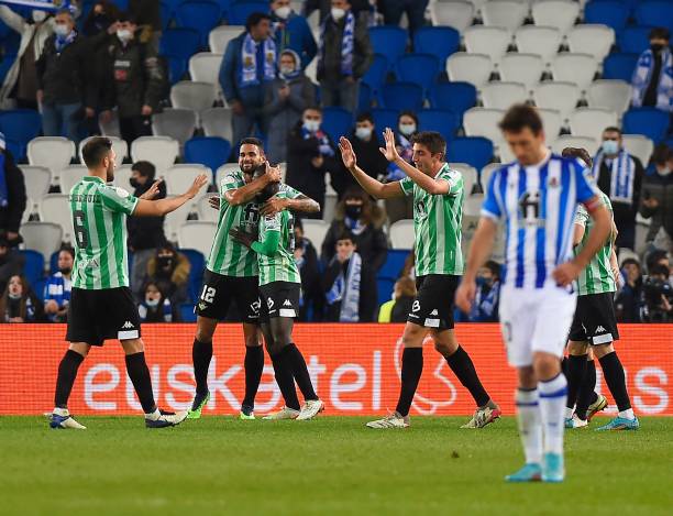 Wilian José celebrando un gol con sus compañeros. / Imagen: Getty Images
