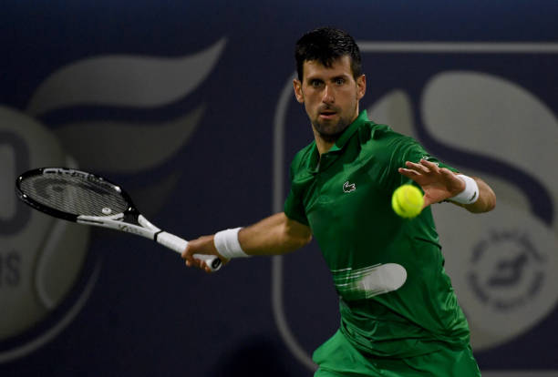 Djokovic labours to victory over Machac on return to action in Dubai