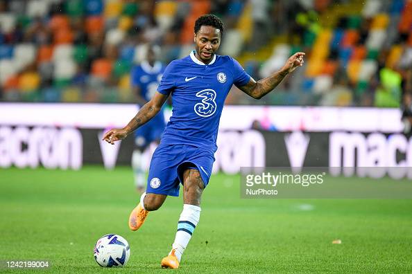 Raheem Sterling getting some pre-season action for Chelsea. Photo by NurPhoto/GettyImages.