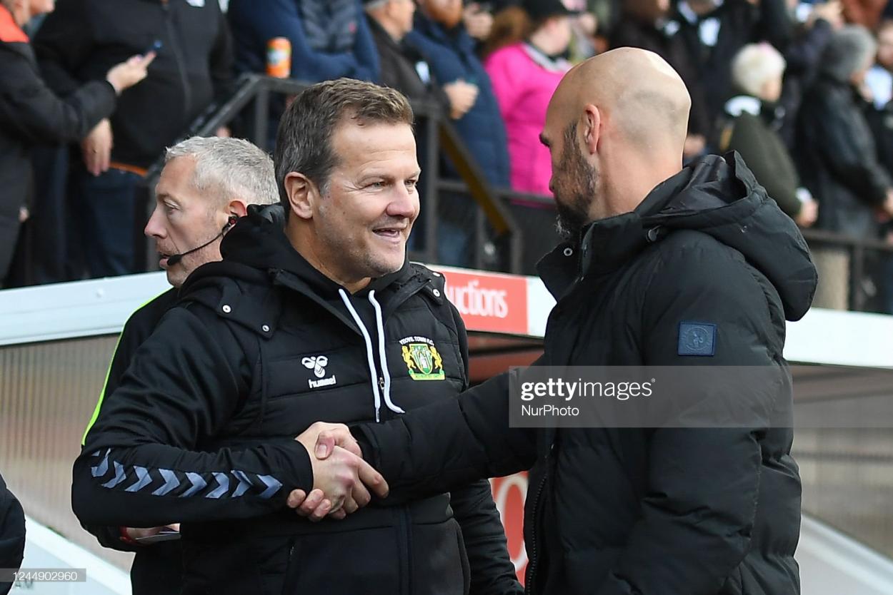 Mark Cooper wants to be the man to take the Glovers back to the National League (Photo by Jon Hobley/MI News/NurPhoto via Getty Images)