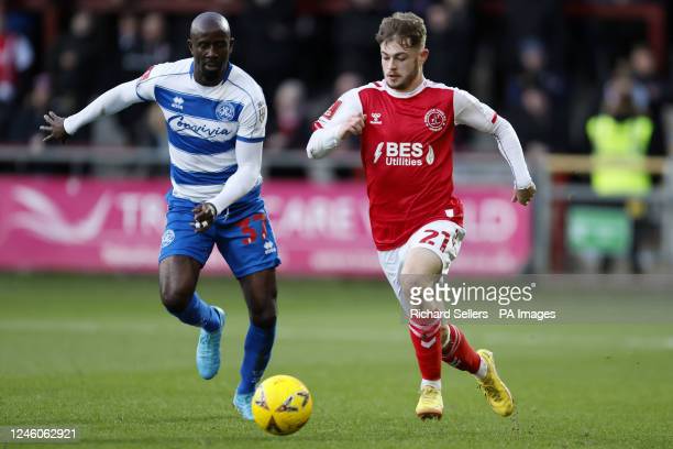 Albert Adomah playing for QPR versus Fleetwood Town. (Image: Richard Sellers - PA Images - Getty Images)