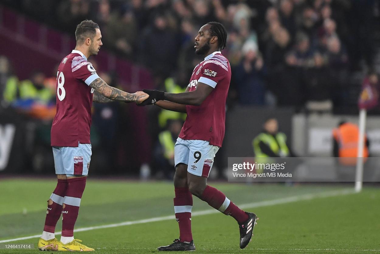 <strong><a  data-cke-saved-href='https://www.vavel.com/en/football/2023/01/20/premier-league/1135232-southampton-vs-aston-villa-premier-league-preview-gameweek-21-2023.html' href='https://www.vavel.com/en/football/2023/01/20/premier-league/1135232-southampton-vs-aston-villa-premier-league-preview-gameweek-21-2023.html'>Danny Ings</a></strong> coming on as a sub in <strong><a href='https://www.vavel.com/en/football/2023/01/23/everton/1135563-frank-lampard-sacked-by-everton.html'>West Ham</a></strong>'s win over Everton (Vince Mignott/MB Media, Getty Images)