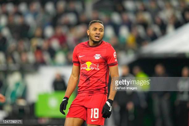 Christopher Nknuke featured at the weekend for Leipzig but the <strong><a  data-cke-saved-href='https://www.vavel.com/en/international-football/2023/02/20/champions-league/1138342-liverpool-and-madrid-meet-in-latest-chapter-of-growing-european-rivalry.html' href='https://www.vavel.com/en/international-football/2023/02/20/champions-league/1138342-liverpool-and-madrid-meet-in-latest-chapter-of-growing-european-rivalry.html'>Champions League</a></strong> clash could be too soon for the French striker. (DeFodi Images, <strong><a  data-cke-saved-href='https://www.vavel.com/en/international-football/2023/02/14/champions-league/1137727-ac-milan-vs-tottenham-hotspur-champions-league-preview-round-of-16-2023.html' href='https://www.vavel.com/en/international-football/2023/02/14/champions-league/1137727-ac-milan-vs-tottenham-hotspur-champions-league-preview-round-of-16-2023.html'>Getty Images</a></strong>)
