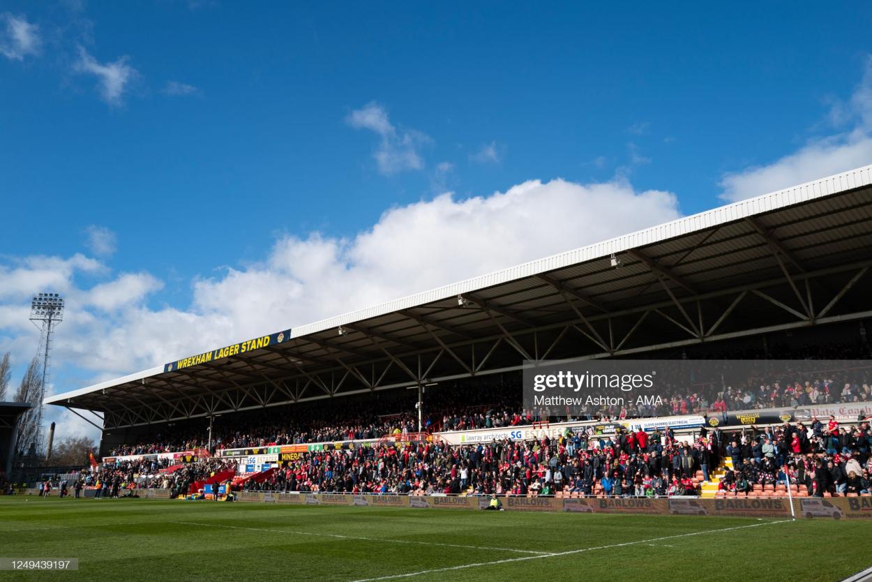 Wrexham saw their highest crowd of 2022/23 at home to York City (Photo by Matthew Ashton - AMA/Getty Images)