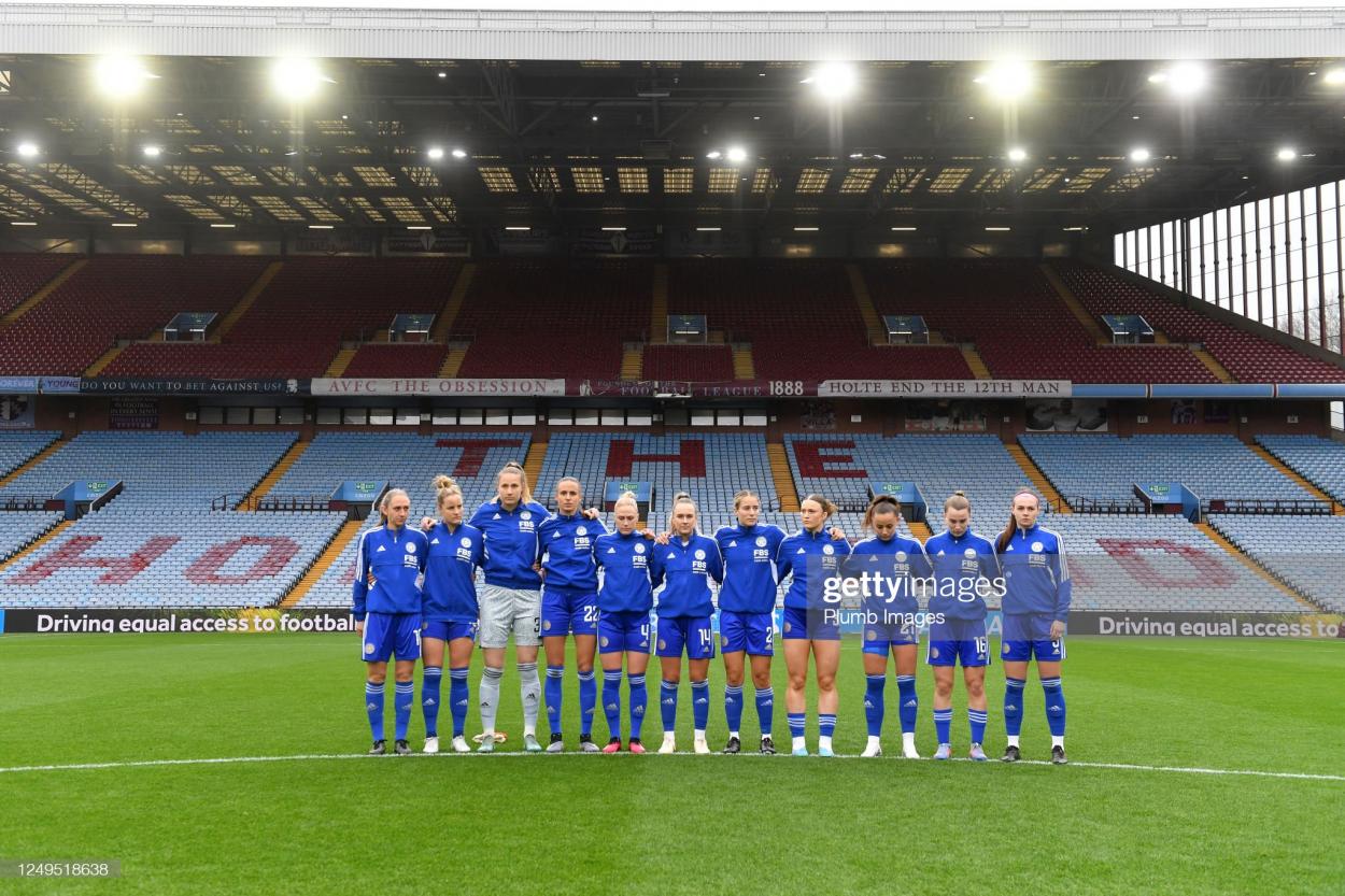 Leicester are used to playing their home games at a Premier League stadium, while it's a one off for Villa (Photo by Plumb Images/Leicester City FC via Getty Images)