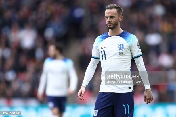 James Maddison on his full England debut.  (Photo by James Williamson - AMA/Getty Images)