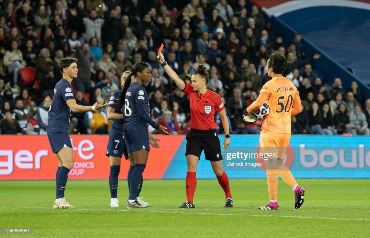 PSG will be without de Almeida in the second leg later today (Photo by Tnani Badreddine/DeFodi Images via Getty Images)