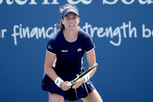 Konta broke three times and was not broken once (Image: Matthew Stockman)