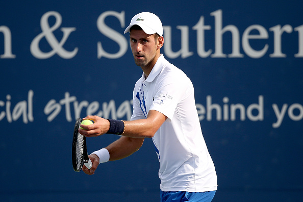 Djokovic did not lose serve once against Sandgren (Image: Matthew Stockman)