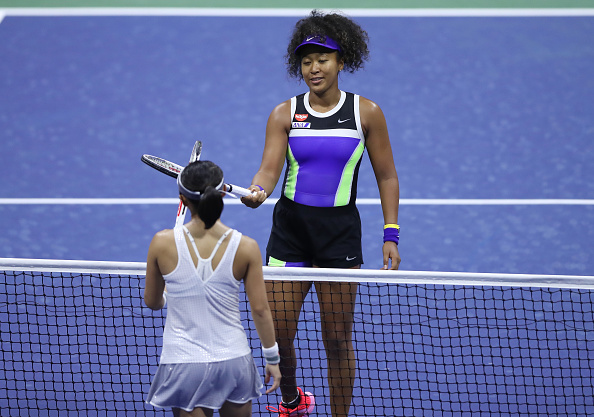 Osaka beat her compatriot in the first round (Image: Matthew Stockman)