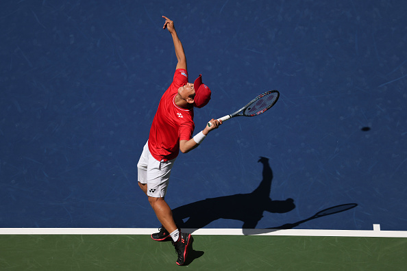 Nishioka lost from two sets up (Image: Al Bello)