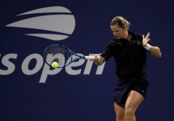 Clijsters played her first match at the US Open in eight years/Photo: Al Bello/Getty Images