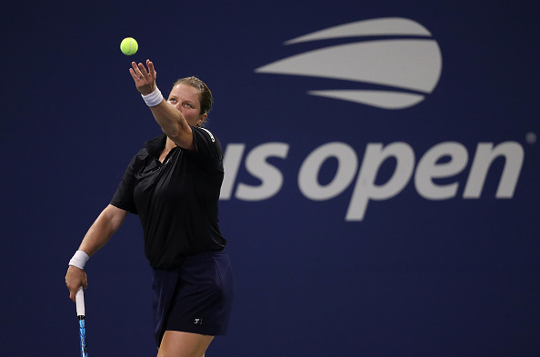 Clijsters in action (Image: Matthew Stockman)