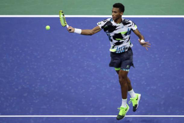 Auger-Aliassime played a near-perfect match/Photo: Matthew Stockman/Getty Images