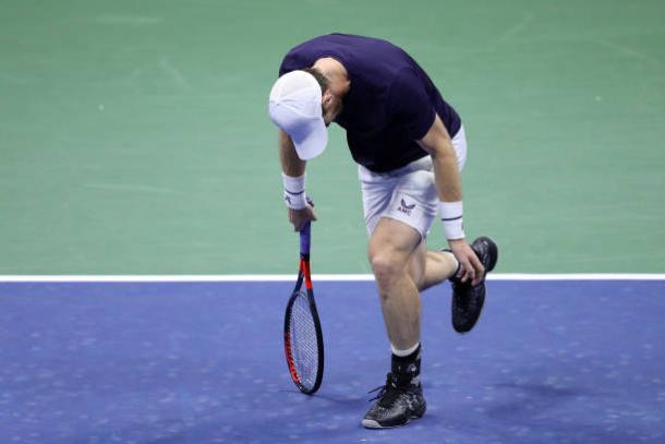 Murray was overhwelmed in his second-round loss/Photo: Matthew Stockman/Getty Images