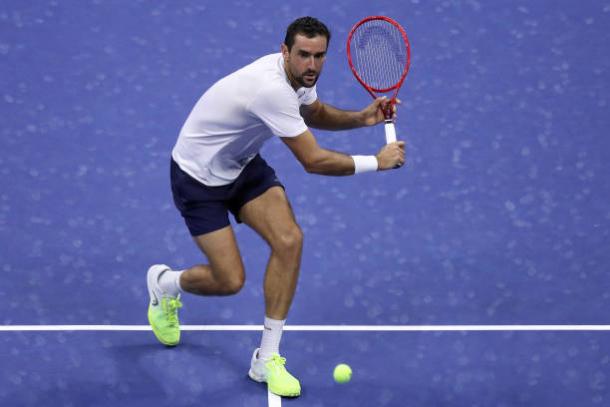 Cilic fought hard, but his comeback ultimately fell short/Photo: Matthew Stockman/Getty Images