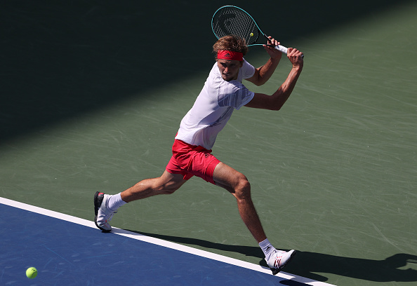 Zverev in action earlier this fortnight (Image: Al Bello)