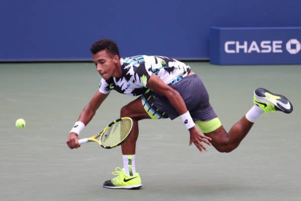 Auger-Aliassime saw his career-best run at a Slam come to a disappointing end/Photo: Al Bello/Getty Images 