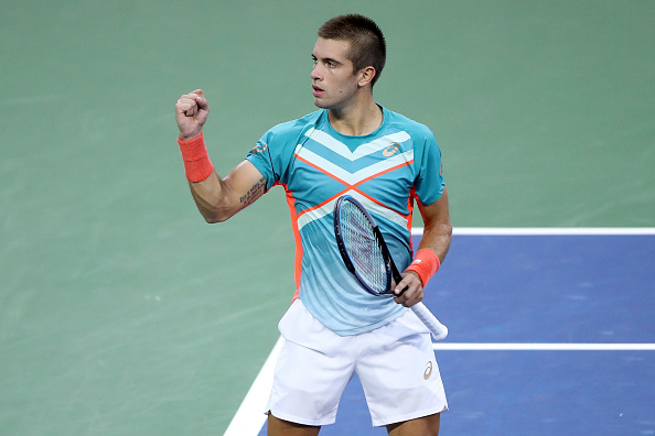 Coric is in his first major quarterfinal (Image: Matthew Stockman)