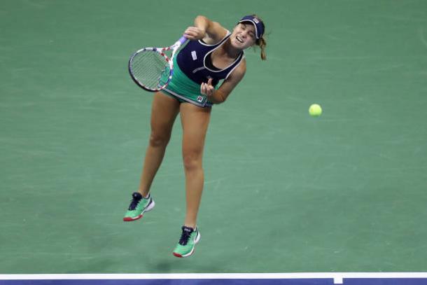 Kenin will need to protect her serve well/Photo: Matthew Stockman/Getty Images