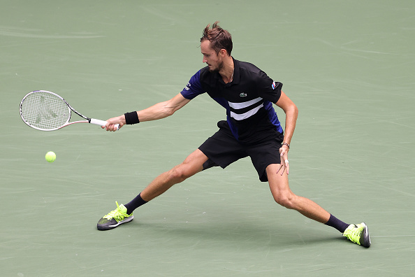 Medvedev in action (Image: Al Bello)