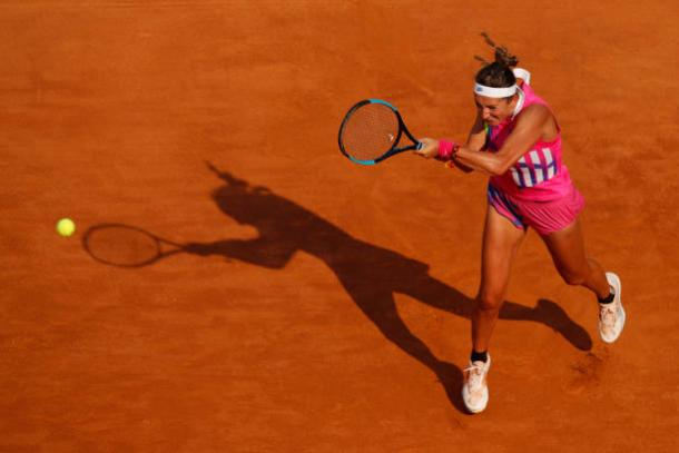 Azarenka's backhand could be the key shot in the match/Photo: Clive Brunskill/Getty Images