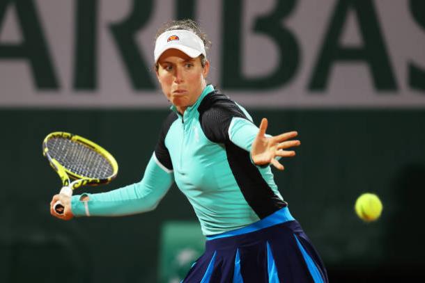 Konta is out in the first round after reaching the semifinals last year/Photo: Julian Finney/Getty Images