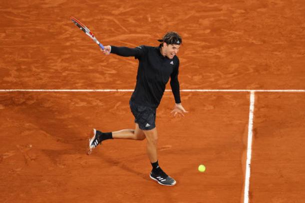 Thiem's quest for a second straight major title got off to a strong start/Photo: Julian Finney/Getty Images