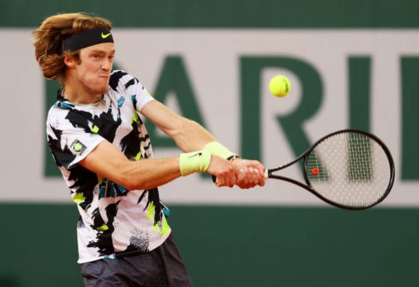 Rublev faded after a fast start/Photo: Julian Finney/Getty Images