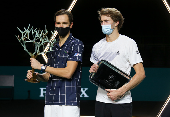 Medvedev and Zverev contested the Paris Masters final (Image: Jean Catuffe)