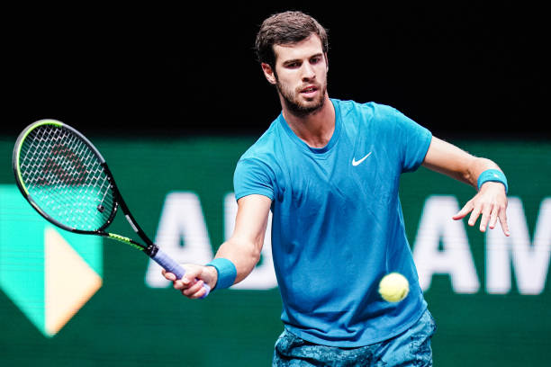 Khachanov eased into the last eight/Photo: Henk Seppen/BSR Agency/Getty Images