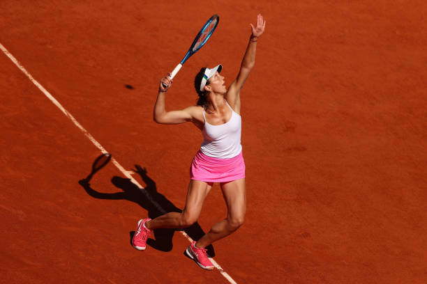 Tig tested Osaka on opening day in Paris/Photo: Julien Finney/Getty Images