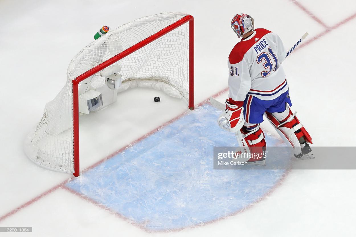 It was a tough night for Carey Price in his Stanley Cup Finals debut/Photo: Mike Carlson/Getty Images