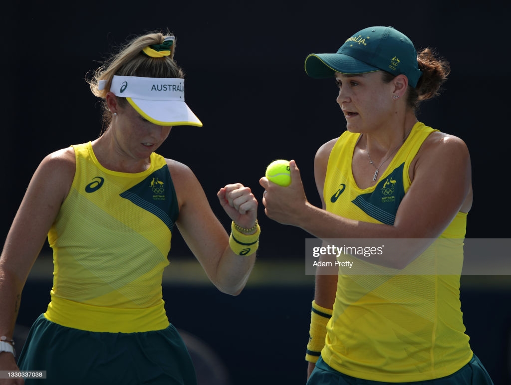 Sanders (l.) and Barty(r.) were the only seeded doubles team to win/Photo: Adam Pretty/Getty Images