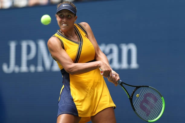 Keys made errors at crucial points in the match, which led to her defeat/Photo: Elsa/Getty Images