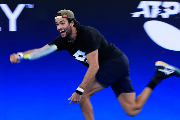 Berrettini hopes to continue his rise up the rankings in 2022 after recovering from an injury that saw him withdraw from the ATP Finals (Mark Evans/Getty Images)