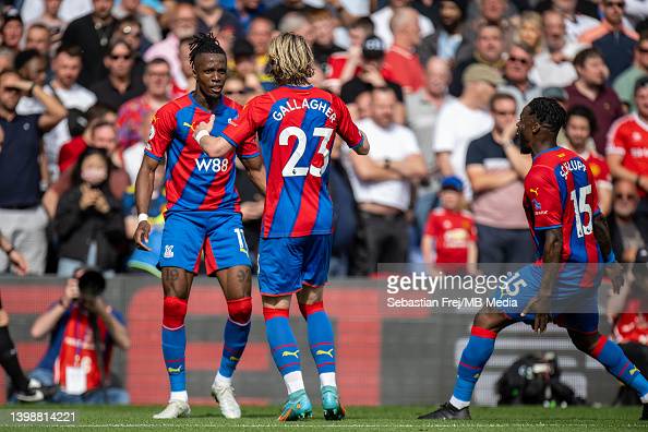 <strong><a href='https://www.vavel.com/en/football/2021/08/21/premier-league/1083062-the-key-quotes-from-thomas-franks-post-crystal-palace-press-conference.html'>Conor Gallagher</a></strong> in action for Crystal Palace. Sebastian Frej - MB Media/GettyImages