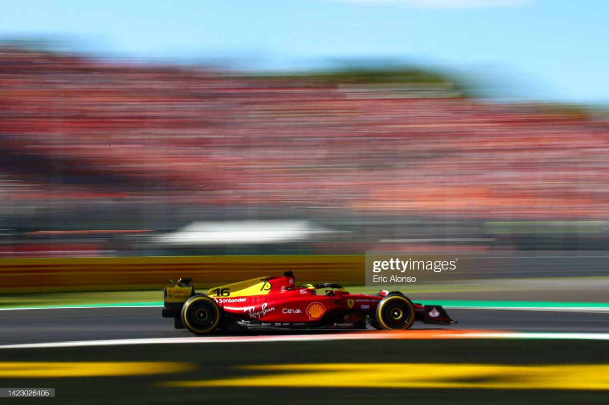 Ferrari at the Italian Grand Prix. (Photo by Eric Alonso/Getty Images )