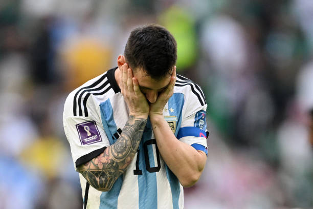 Messi, abrumado tras la derrota / Fuente: Getty