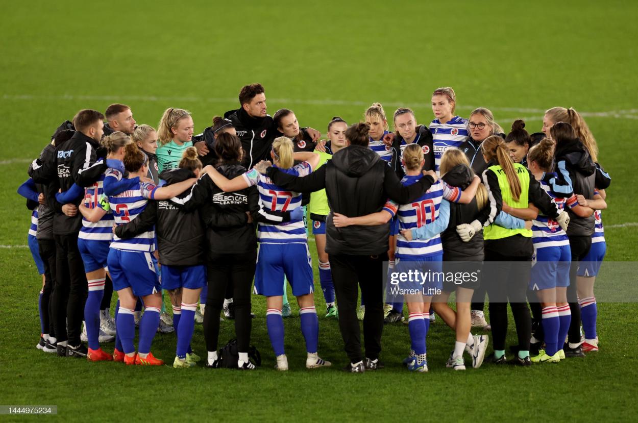 Reading are in danger of dropping out of the WSL (Photo by Warren Little/Getty Images)