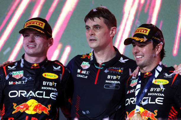 Los Red Bull en lo alto del podio | Fuente Getty Images
