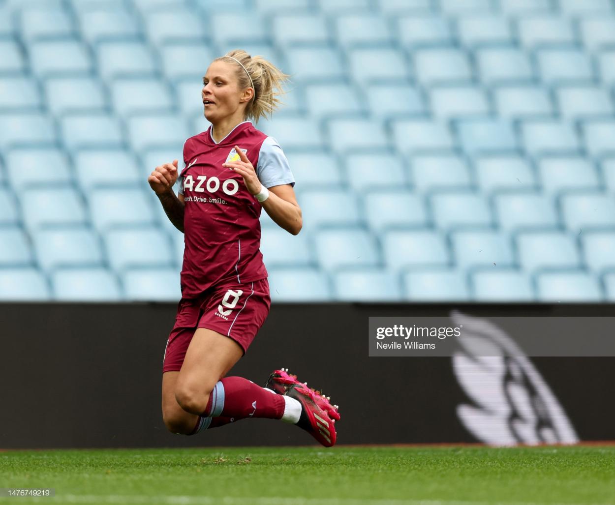 Rachel Daly scored Villa's third and fourth goals (Photo by Neville Williams/Aston Villa FC via Getty Images)