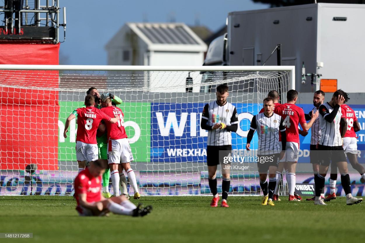 Notts County will have to deal with the dread of playoffs again, after Wrexham sealed the title last week (Photo by Jan Kruger/Getty Images)