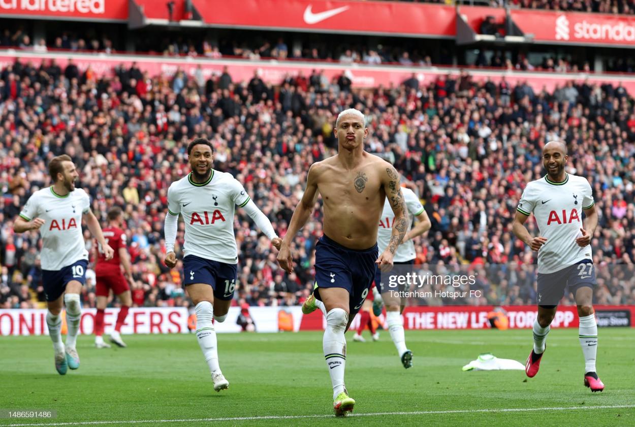 Richarlison's celebrations were shortlived (Photo: Tottenham Hotspur/GETTY Images)