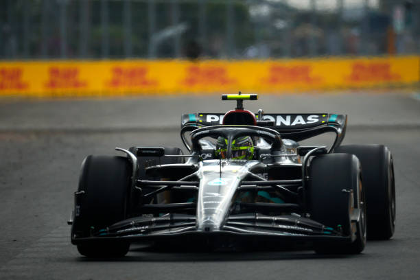 Hamilton en la carrera | Fuente: Getty Images
